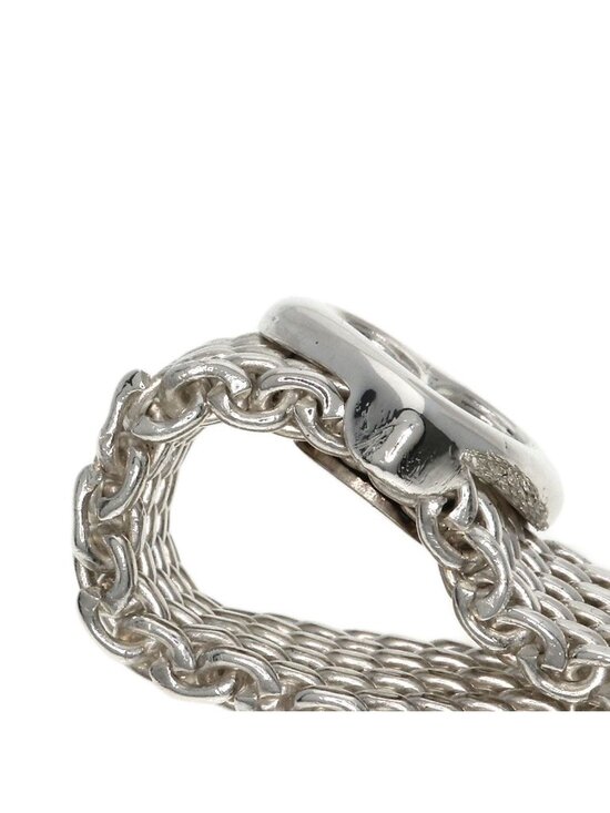 Estate 18K Yellow Gold Tiffany & Co. Elsa Peretti Heart Ring  Tiffany & Co Somerset Mesh Ring